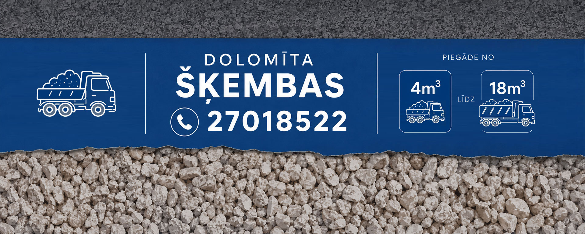 Dolomīta šķembas